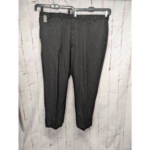 Haggar Big and‎ Tall Mens Classic Fit Black Pants Sz 50"W X 32"L NWT Cool 18